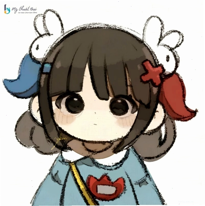 Minh họa các bước vẽ Chibi đơn giản