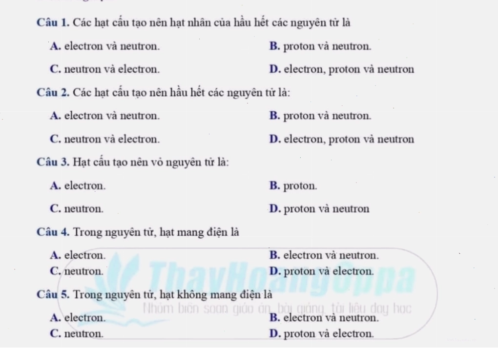 Minh họa cấu tạo nguyên tử với hạt nhân và electron