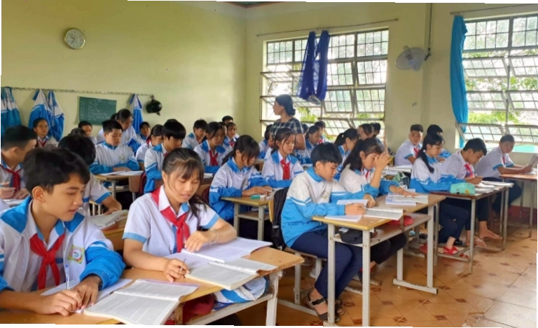 Minh họa công thức tính cường độ từ trường bên trong ống dây