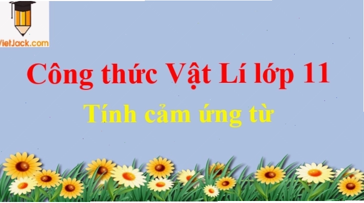 Minh họa công thức xác định cảm ứng từ