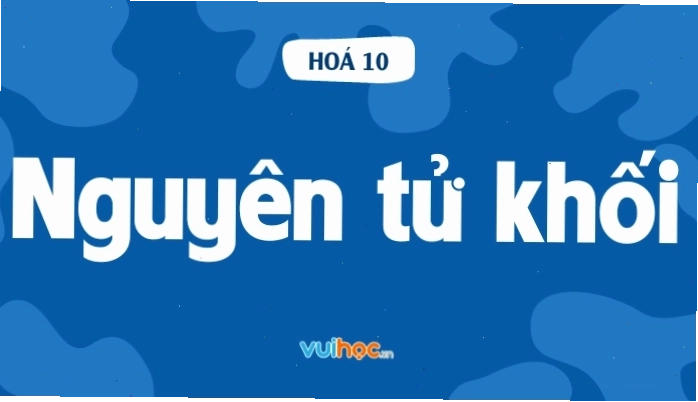 Minh họa khái niệm nguyên tử khối và cách tính toán