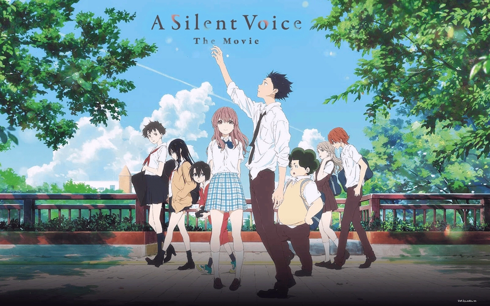 Minh họa không khí lãng mạn trong phim anime chiếu rạp