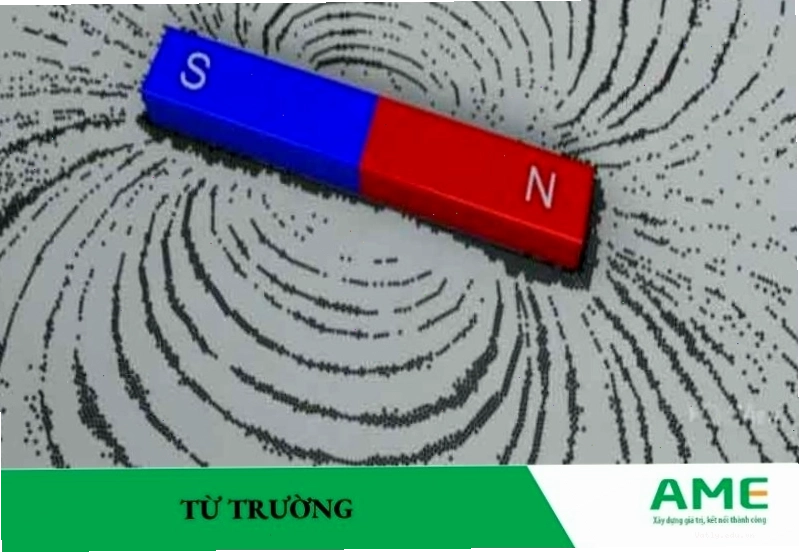 Minh họa trực quan về sự tồn tại của từ trường xung quanh nam châm