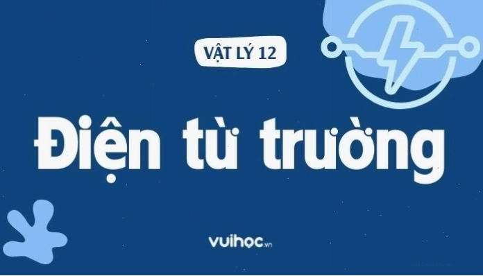 Minh họa về điện trường xung quanh một điện tích điểm