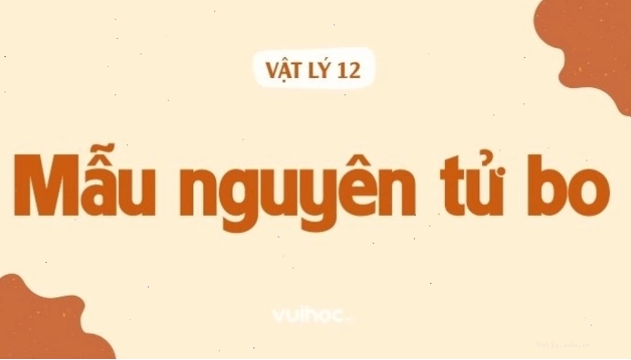 Mô hình nguyên tử Bohr