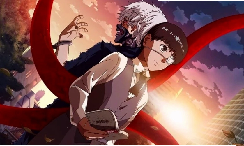 Một cảnh phim anime zombie với không khí căng thẳng