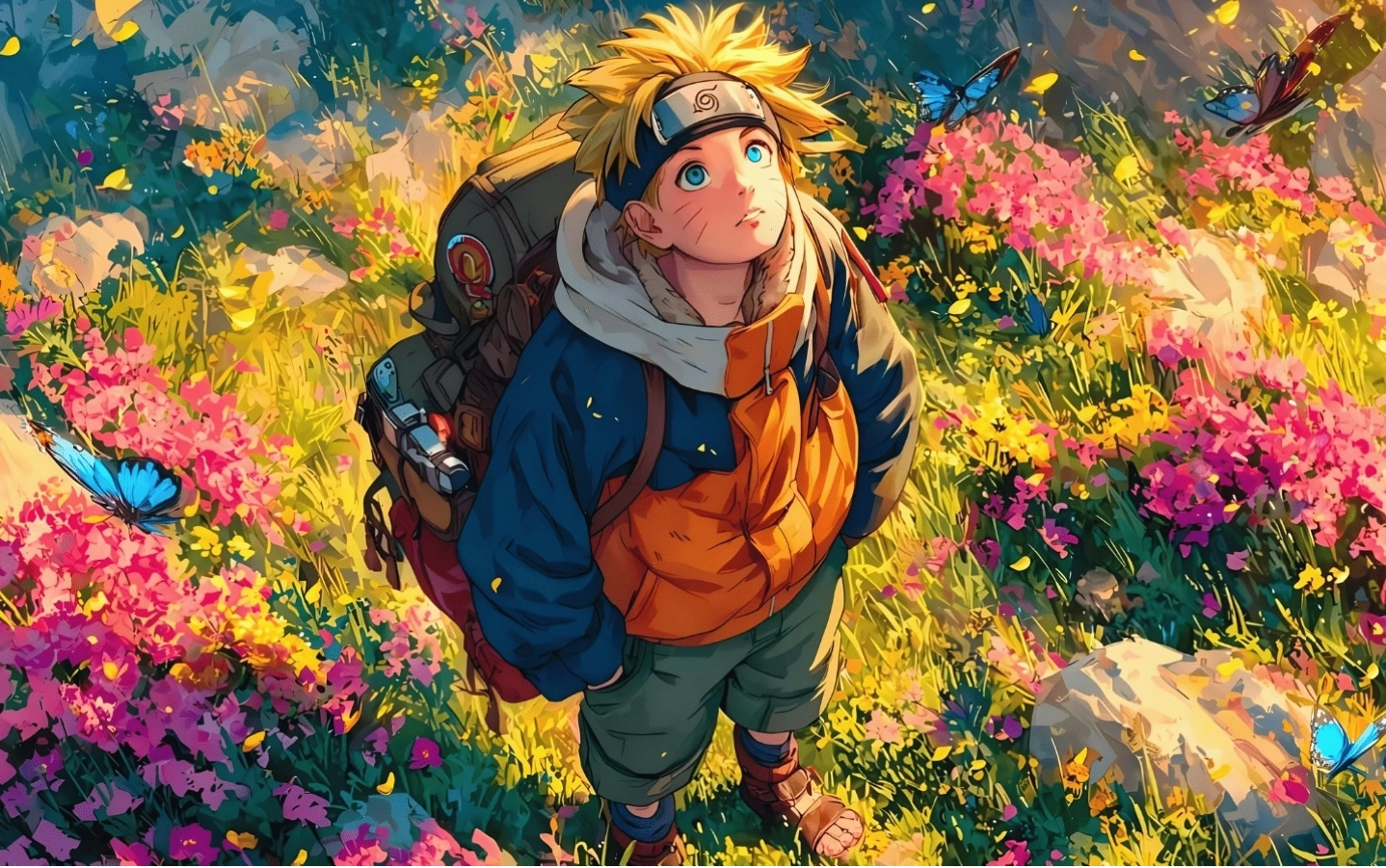 Naruto Uzumaki nhìn lên bầu trời đầy suy tư