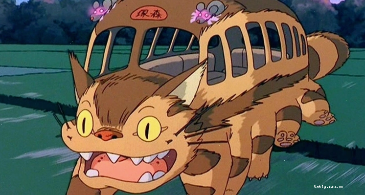 Nekobasu, sinh vật mèo khổng lồ trong My Neighbor Totoro