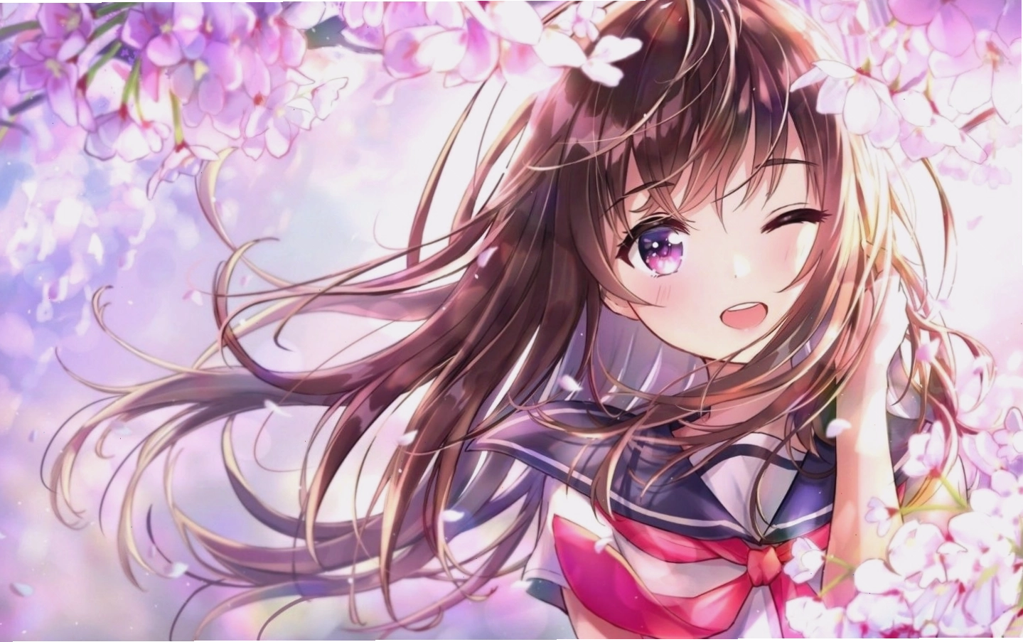 Nhân vật anime nữ cực đáng yêu trong trang phục anime