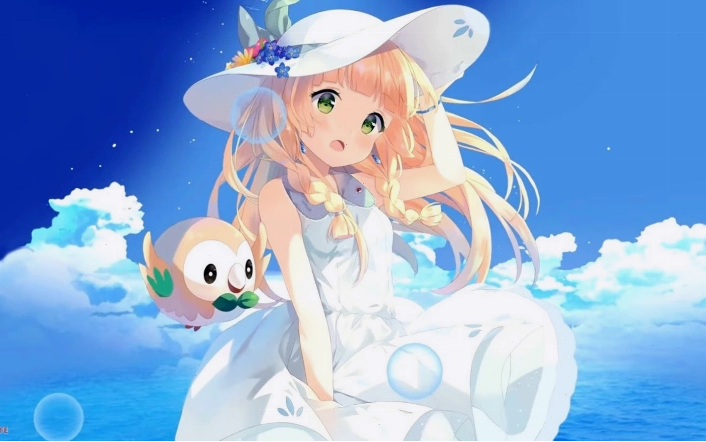 Nhân vật anime nữ cute trong trang phục dễ thương