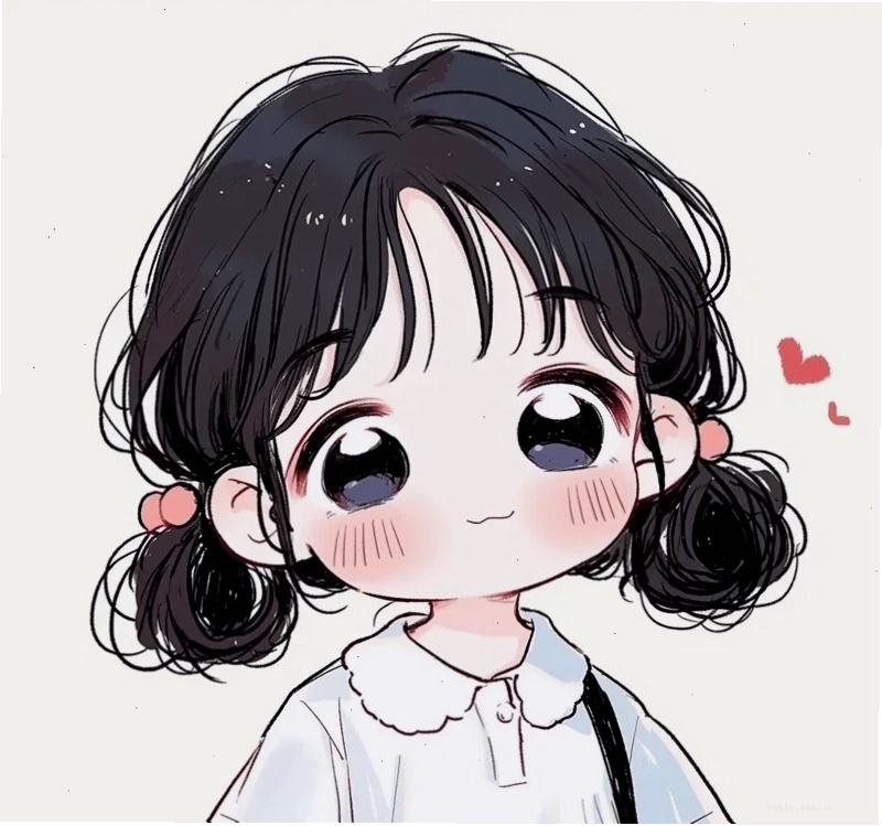 Nhân vật chibi với phụ kiện dễ thương