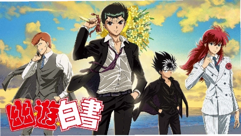 Nhóm bạn nam trong anime manga đang cùng nhau đối mặt thử thách