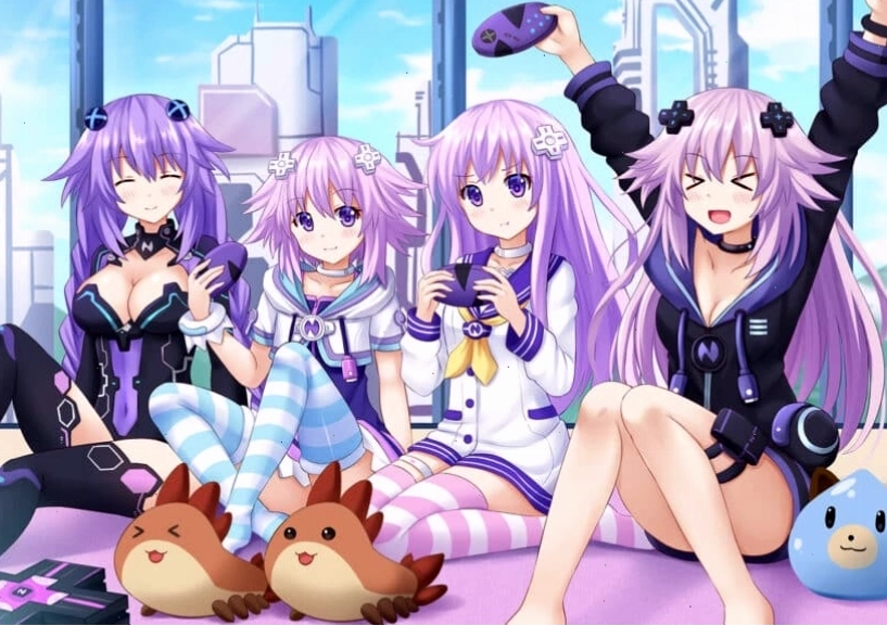 Những cô nàng anime tóc tím đa phong cách