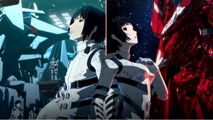 Phong cách Sci-fi trong anime với thiết kế tàu vũ trụ và người máy ấn tượng