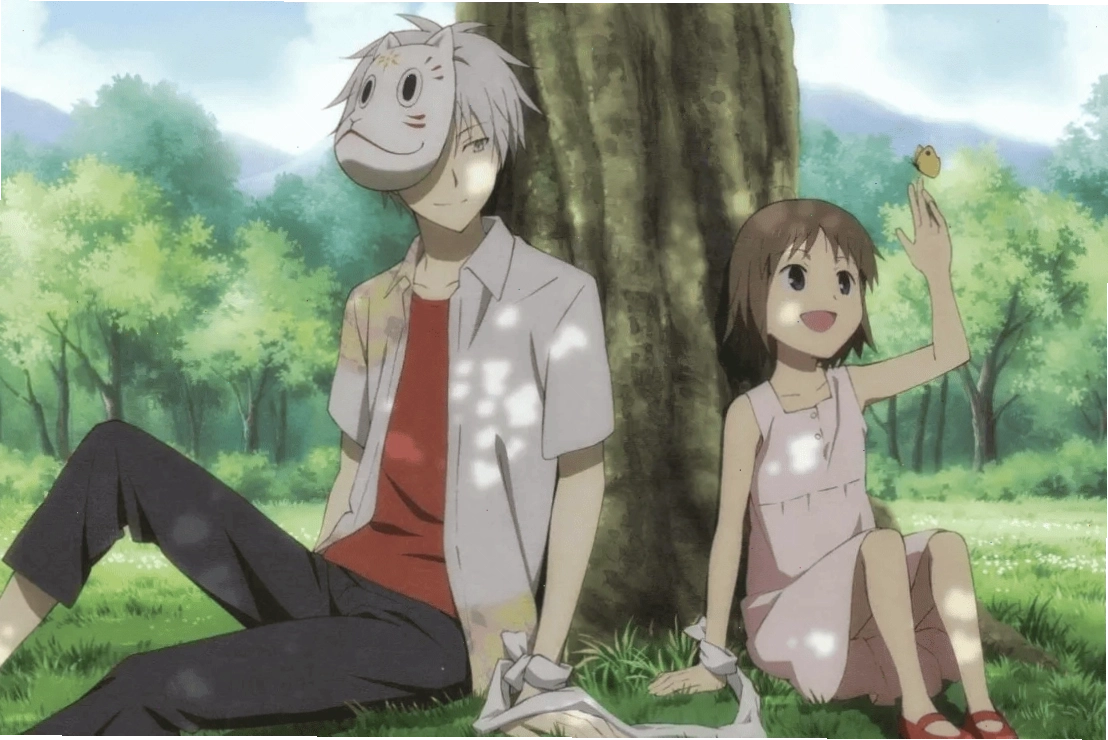 Poster phim anime chiếu rạp với tông màu tươi sáng
