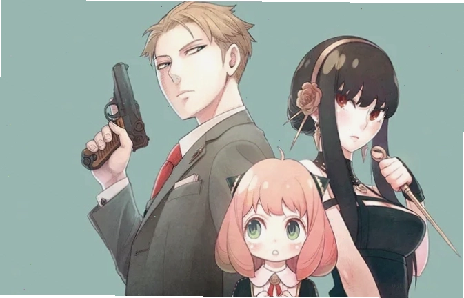 Poster phim anime Spy x Family với dàn nhân vật chính