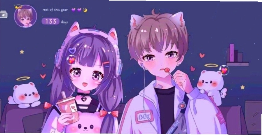 Rừng cây anime xanh mướt với ánh nắng chiếu qua kẽ lá