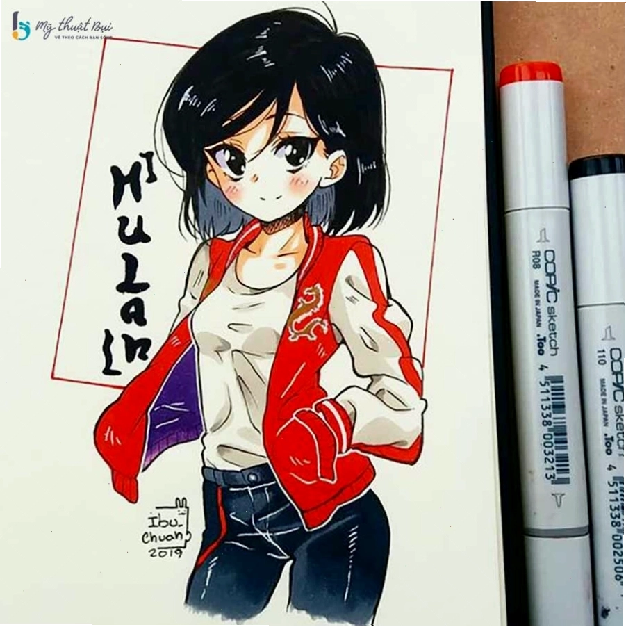Tài liệu học vẽ cô gái anime