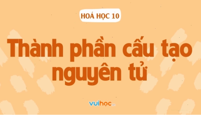 Thành phần cấu tạo nguyên tử với hạt nhân và các electron chuyển động