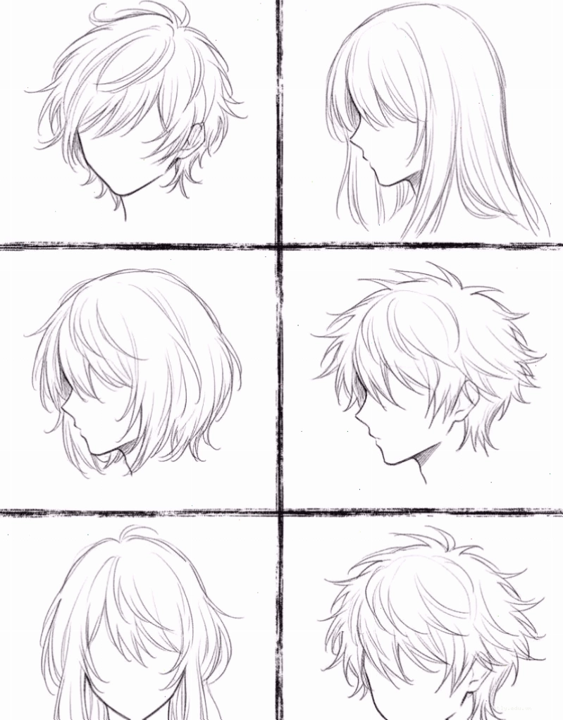 Thêm đổ bóng và điểm sáng cho tóc anime