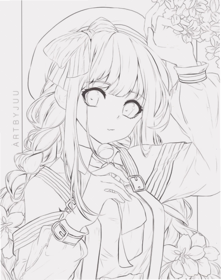 Tô màu Anime Nữ Cute