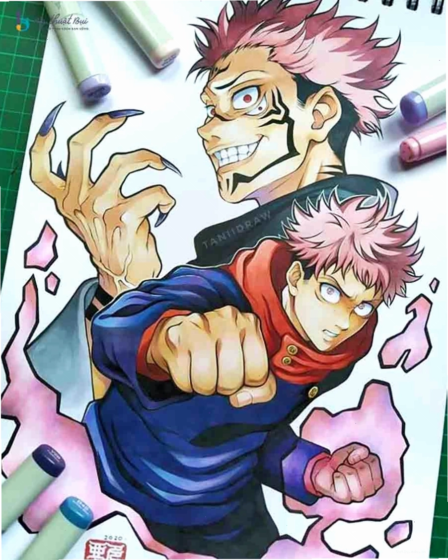 Tranh anime nam với những chi tiết tinh xảo