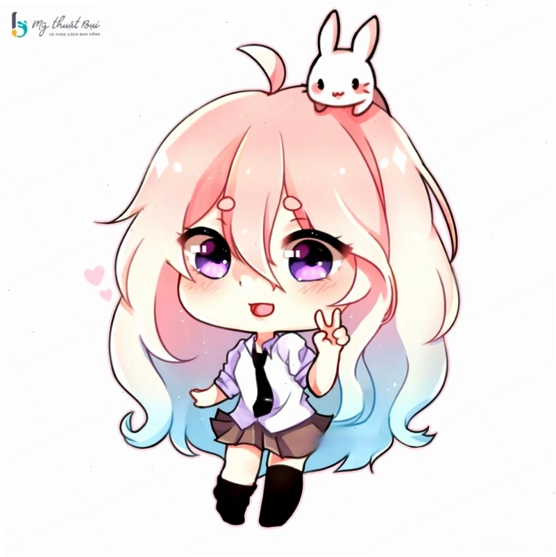 Vẽ cơ thể và các chi tiết phụ cho nhân vật chibi