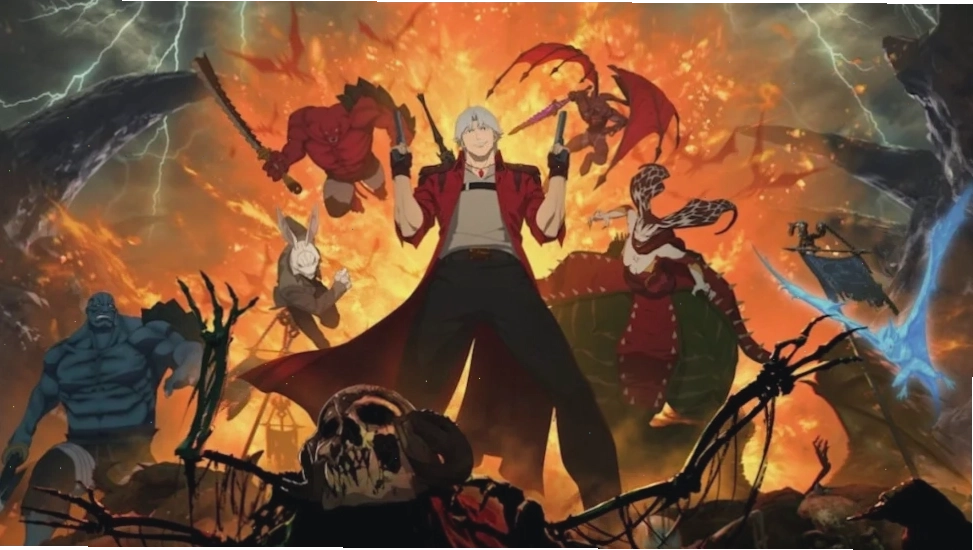 Vergil trong Devil May Cry với thanh kiếm Yamato