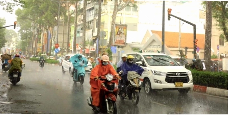 Lượng mưa và sự thay đổi thời tiết tại Hồ Chí Minh
