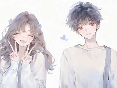 Bộ sưu tập ảnh đôi anime cute: Biểu tượng tình yêu ngọt ngào