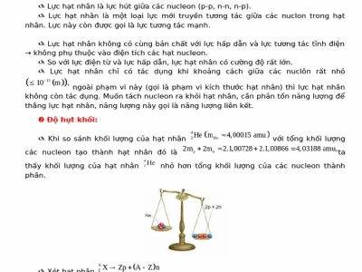 Hạt nhân nào có năng lượng liên kết riêng lớn nhất?