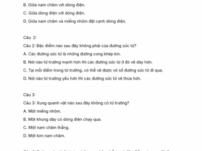 Xung Quanh Vật Nào Có Điện Từ Trường Câu Trả Lời Chi Tiết