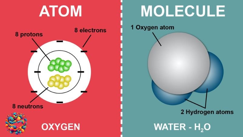 Phân biệt sự giống nhau và khác nhau nguyên tử và phân tử