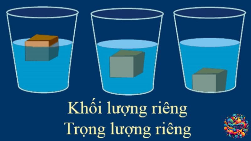 So sánh giữa khối lượng riêng và trọng lượng riêng