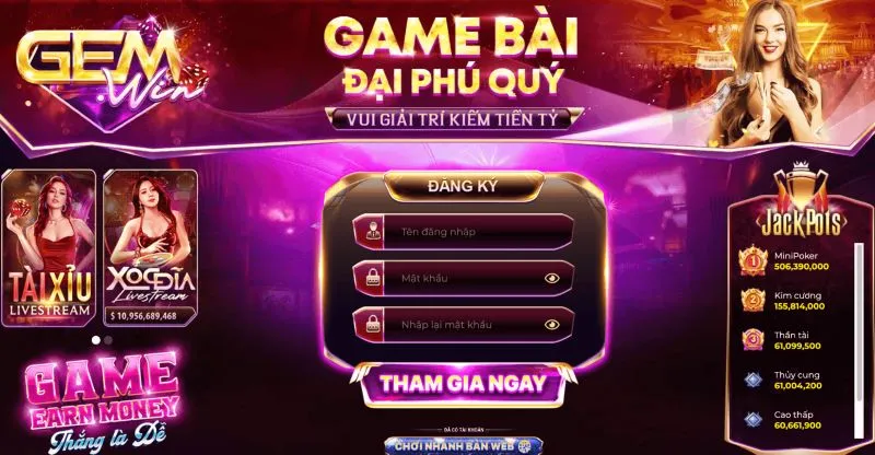 Cách chơi game nổ hũ tại Gemwin